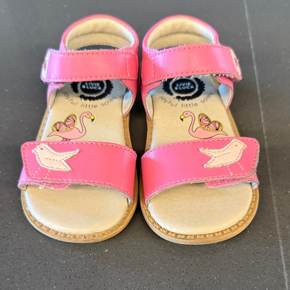 Livie & Luca Pink Pio Kids Sandals Size 6